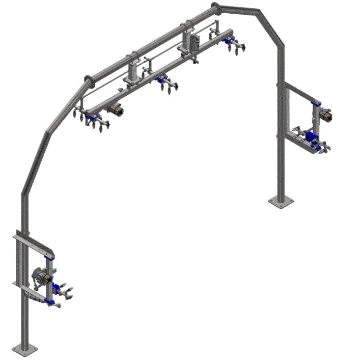 OT-PO1 PIVOTING OSCILLATING HIGH PRESSURE ARCH