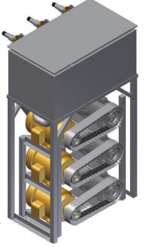 PS3D35 TRIPLE PUMPING STATION 3x30GPM