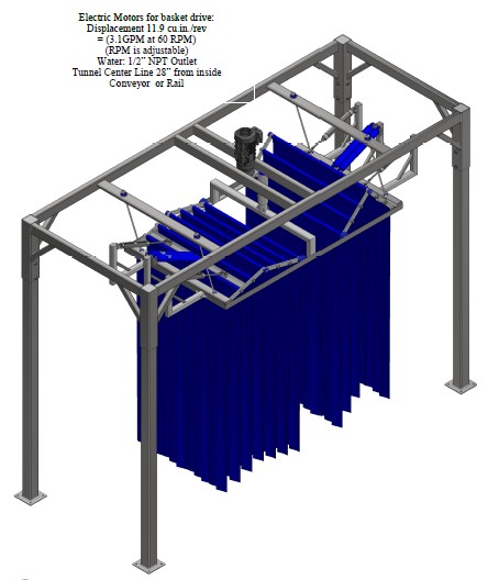 RETRACTABLE MITTER Model MC2-R-0818-EL