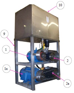 DOUBLE STOCK PUMPING STATION 8GPM & 20GPM, Model -PSD10-H25