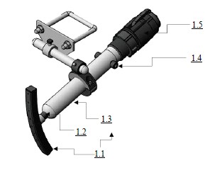 CURVED SOAP FOAMER ,Model SF1014