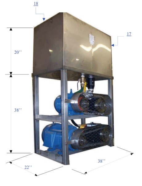 COMBO PUMPING STATION 8GPM & 20GPM, Model PSD10-H25