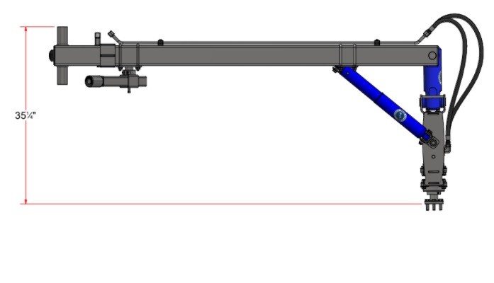 WRAP ARM ASSEMBLY 76", Model WA1E