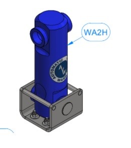 WRAP AROUND SHAFT ASSEMBLY, Model WA10K