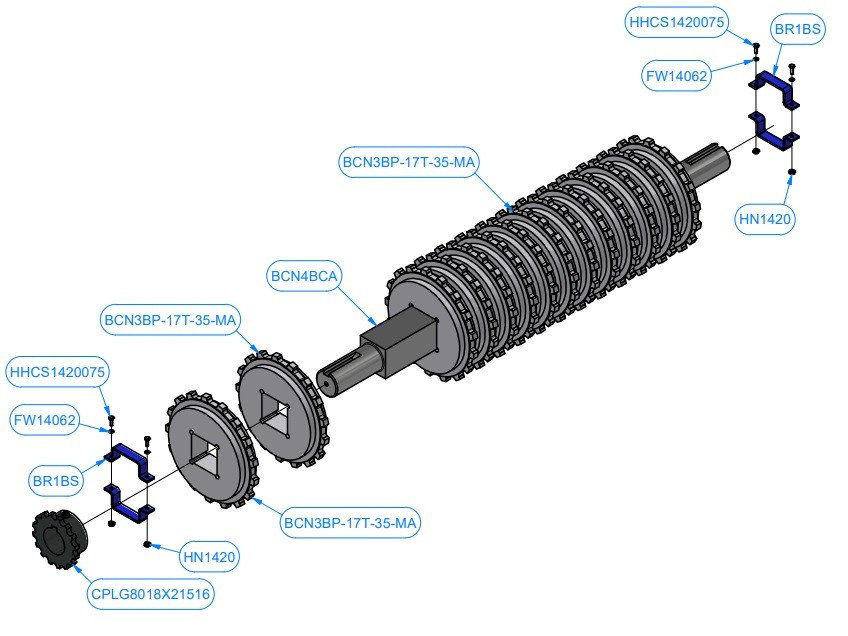 DRIVE SHAFT ASSEMBLY - BCN4BC