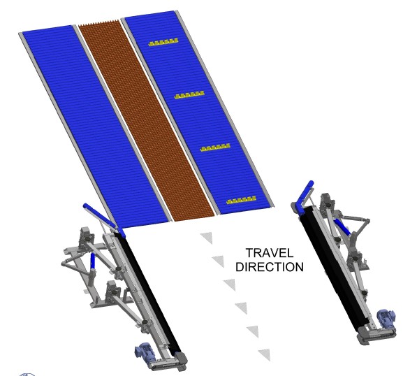 TIRE DRESSING APPLICATOR, MODEL TB3-CUS999-EL: PASSENGER'S SIDE