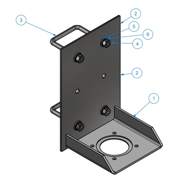 Electric Motor Mounting Assembly