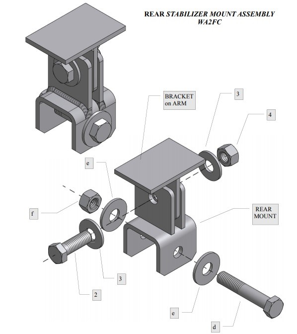 WRAP STABILIZER KIT, Model WA2F