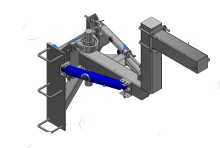 SIDE WASHER w/ MITTER COMBO, Model SC4-EL: PASSENGER'S SIDE