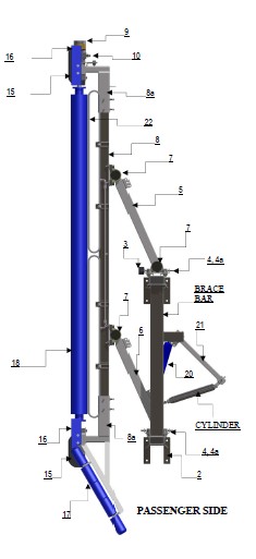 TIRE DRESSING APPLICATOR, MODEL R-TB4-CUS999: PASSENGER'S SIDE