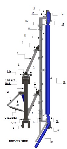 TIRE DRESSING APPLICATOR, MODEL R-TB4-CUS999: DRIVER'S SIDE