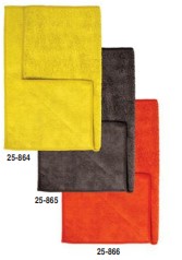 Duo- Sided Plush Microfiber Towels 12