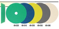 High Density Foam Buffing & Polishing Pads: 6” VELOCITY™ DX Coned Pads - Flat