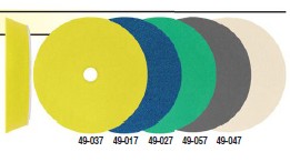 High Density Foam Buffing & Polishing Pads: 7” VELOCITY™ DX Coned Pads - Flat