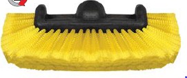 Five-Sided Soft Bristle Wash Brush (Yellow)